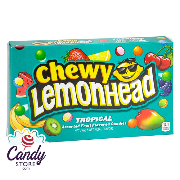 Chewy Lemonhead Tropical Theater Box -12ct CandyStore.com
