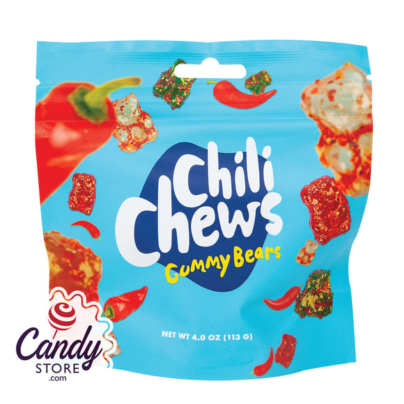 Chili Chews Gummy Bears Candy - 16ct Pouches CandyStore.com