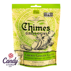Chimes Original Ginger Chews - 12ct Pouches CandyStore.com