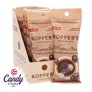 Chocolate Ny Espresso Beans Mix 2oz Bag Koppers - 6ct CandyStore.com