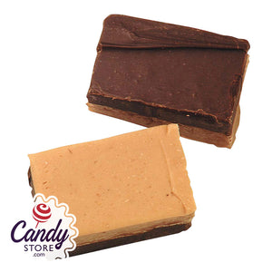 Chocolate Peanut Butter Fudge by Asher's - 6lb Bulk CandyStore.com