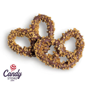 Chocolate and Toffee Covered Pretzels - 6lb CandyStore.com