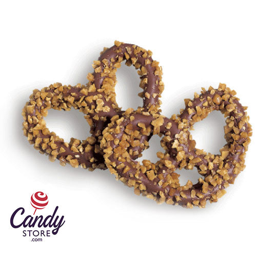 Chocolate and Toffee Covered Pretzels - 6lb CandyStore.com