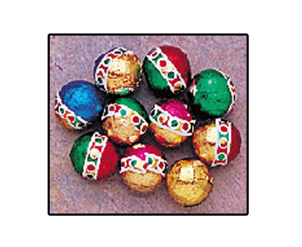 Christmas Chocolate Balls - 5lb CandyStore.com