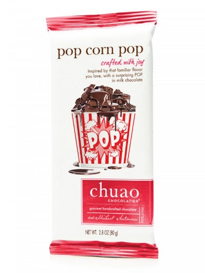 Chuao Milk Chocolate Pop Corn Pop Bars - 12ct CandyStore.com