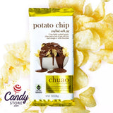 Chuao Potato Chips Milk Chocolate Bars - 12ct CandyStore.com