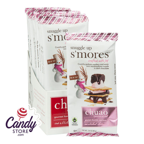 Chuao Snuggle Up S'mores 2.8oz Bar - 10ct CandyStore.com