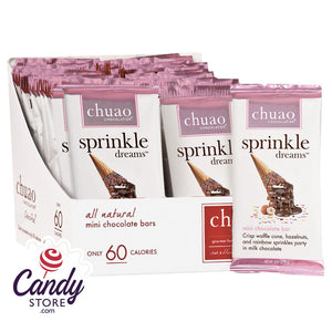 Chuao Sprinkle Dreams Mini Chocolate Bar 0.39oz - 24ct CandyStore.com