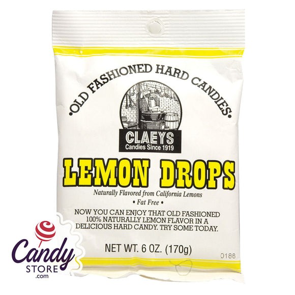 Claey's Lemon Drops 6oz Bag - 24ct CandyStore.com