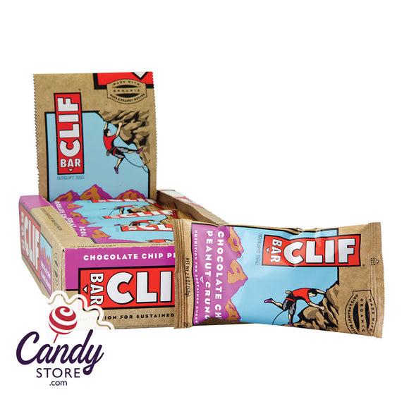 Clif Bar Chocoalte Chip Peanut Crunch 2.4oz Bar - 12ct CandyStore.com