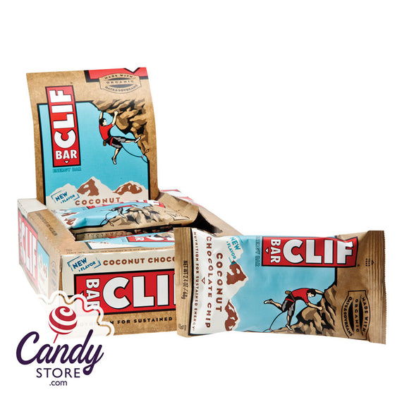 Clif Bar Coconut Chocolate Chip 2.4oz Bar - 12ct CandyStore.com