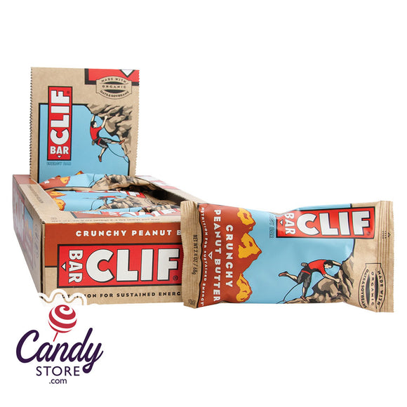 Clif Bar Crunchy Peanut Butter 2.4oz Bar - 12ct CandyStore.com