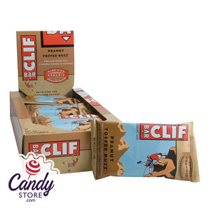 Clif Bar Peanut Toffee Buzz 2.4oz Bar - 12ct CandyStore.com