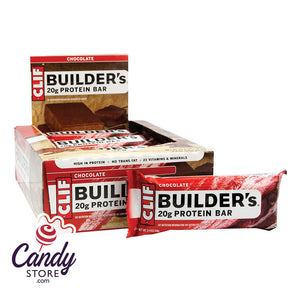 Clif Builder's Chocolate 2.4oz Bar - 12ct CandyStore.com