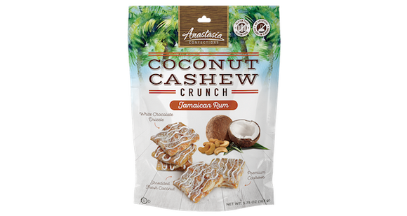 Coconut Cashew Crunch Jamaican Rum Pouch - 6ct CandyStore.com