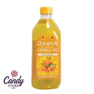 Colavita Canola Oil 32oz Bottle - 12ct CandyStore.com