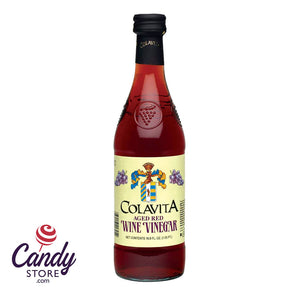 Colavita Red Wine Vinegar 16.9oz Bottle - 12ct CandyStore.com