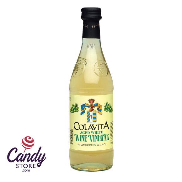 Colavita White Wine Vinegar 16.9oz Bottle - 12ct CandyStore.com