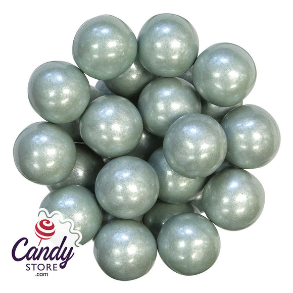 Color It Candy Shimmer Silver Gumballs 1-Inch - 12lb CandyStore.com