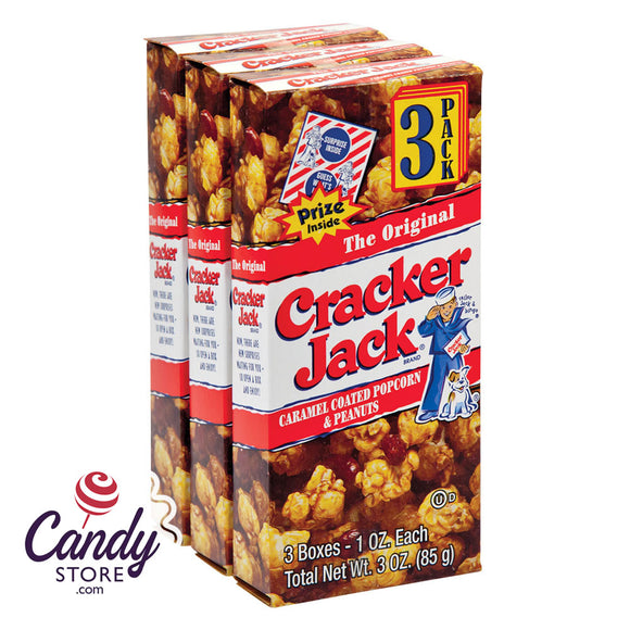 Cracker Jack Original Triples 3oz Box - 24ct CandyStore.com