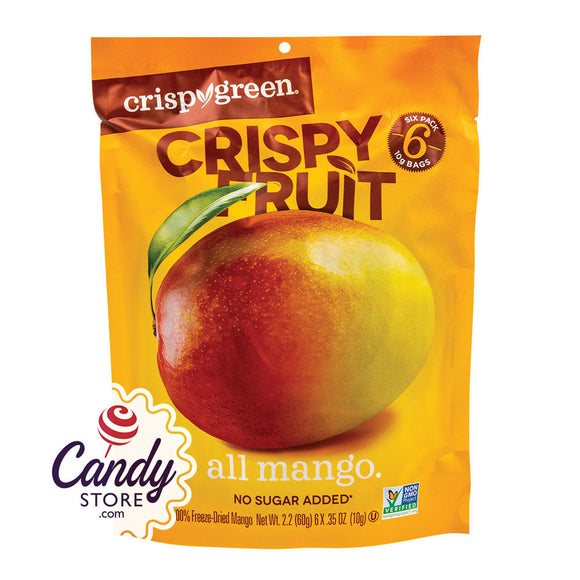 Crispy Green Crispy Fruit Mango 2.10oz Peg Bags - 12ct CandyStore.com