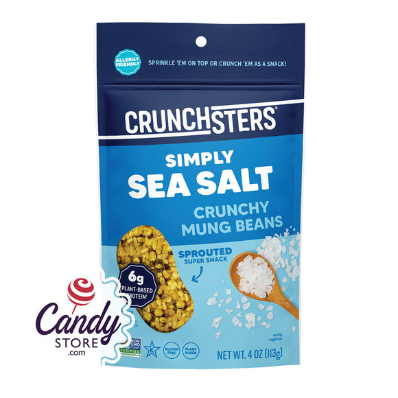 Crunchsters Sea Salt 4oz Pouch - 6ct CandyStore.com