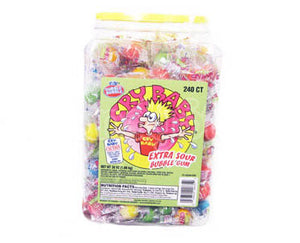 Cry Baby Extra Sour Bubble Gum - 240ct Tub CandyStore.com