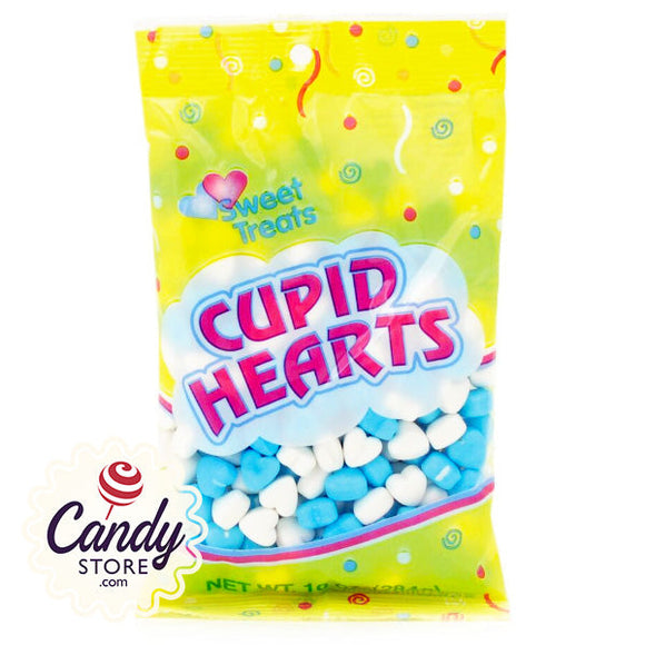 Cupid Hearts Blue & White Candy - 10oz CandyStore.com
