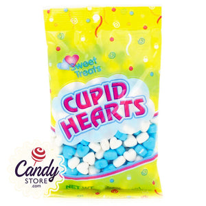 Cupid Hearts Blue & White Candy - 2lb CandyStore.com