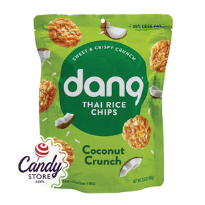 Dang Coconut Crunch Sticky Rice Chips 3.5oz Pouch - 12ct CandyStore.com