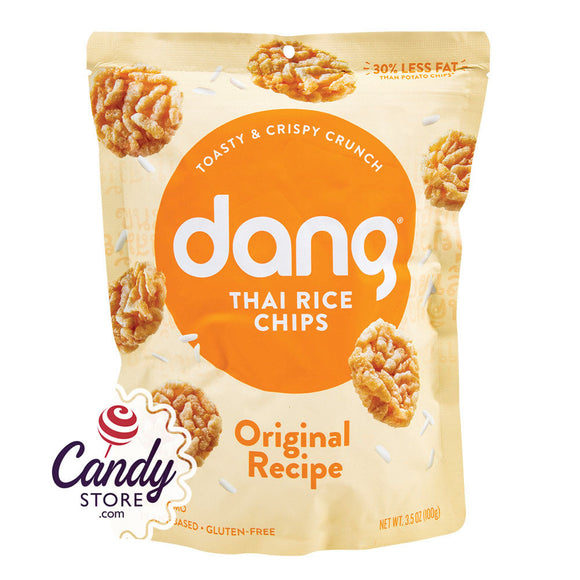 Dang Original Sticky Rice Chips 3.5oz Pouch - 12ct CandyStore.com