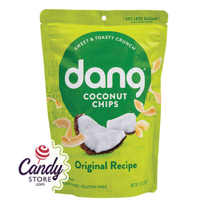 Dang Toasted Coconut Chips 3.17oz Pouch - 12ct CandyStore.com