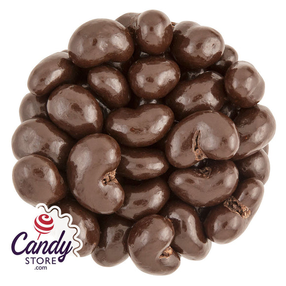 Dark Chocolate Cashews - 10lb CandyStore.com