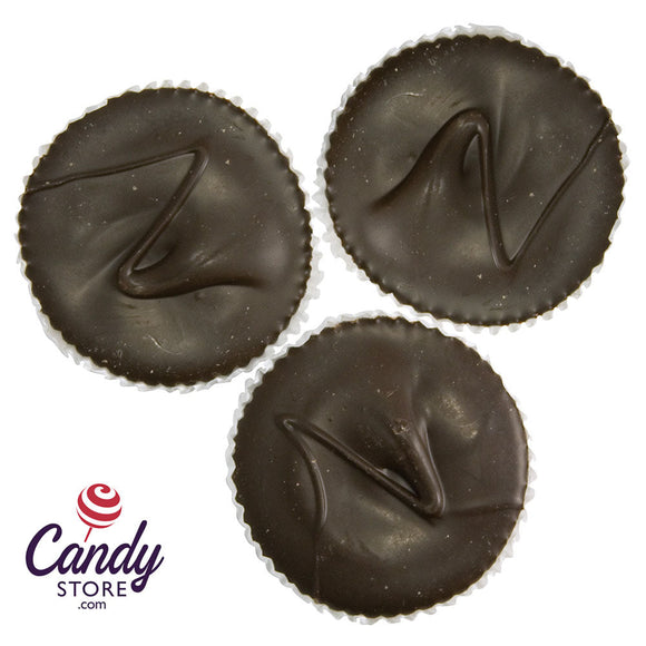 Dark Chocolate Jumbo Peanut Butter Cups - 24ct CandyStore.com