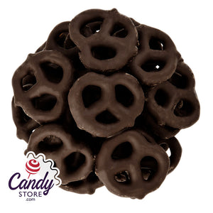 Dark Chocolate Select Mini Pretzels - 15lb CandyStore.com