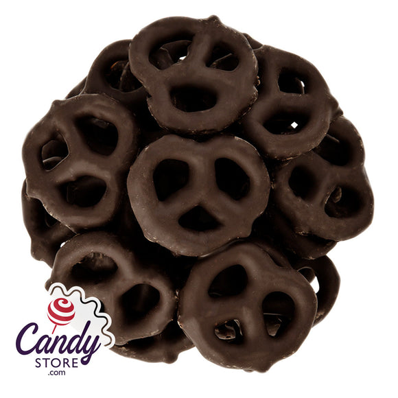 Dark Chocolate Select Mini Pretzels - 15lb CandyStore.com