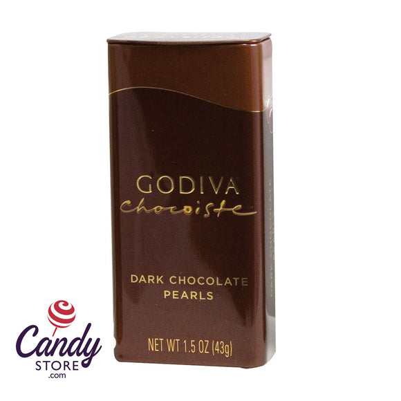 Dark Godiva Chocolate Pearls 1.5oz - 18ct CandyStore.com