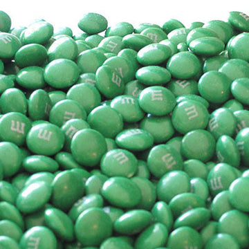Green M&Ms Candy - 10lb Bulk