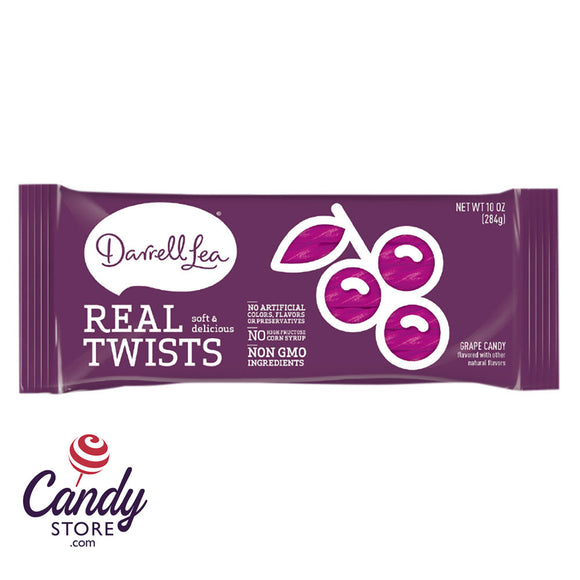 Darrell Lea Grape Twist Lay Down 10oz Bag - 8ct CandyStore.com