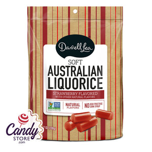 Darrell Lea Soft Eating Licorice Strawberry - 8ct CandyStore.com