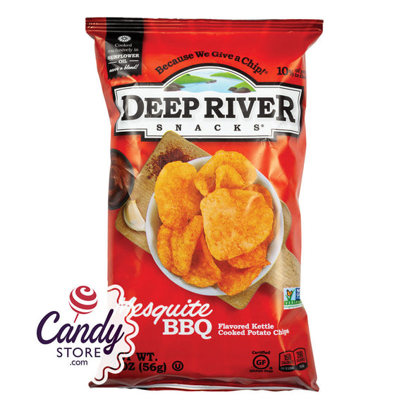 Deep River Mesquite Bbq Kettle Chip 2oz Bags - 24ct CandyStore.com