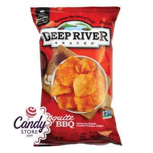 Deep River Mesquite Bbq Kettle Chips 5oz Bags - 12ct CandyStore.com