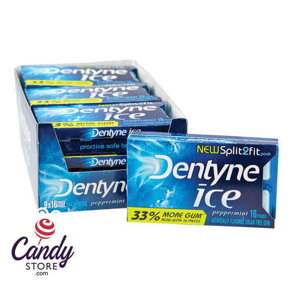 Dentyne Ice Peppermint Gum - 9ct CandyStore.com