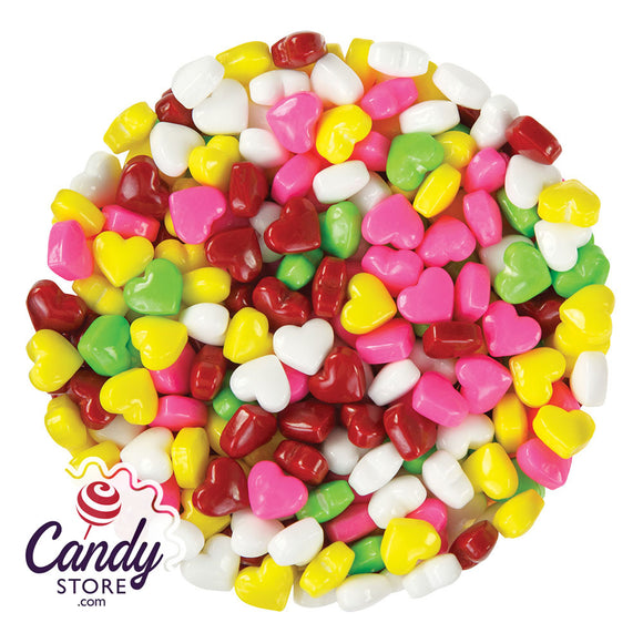Dextrose Rainbow Hearts - 10lb CandyStore.com