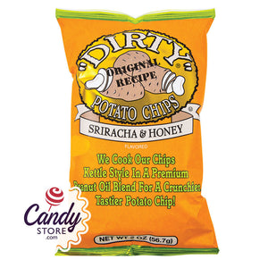 Dirty Sriracha Honey Potato Chips 2oz Bags - 25ct CandyStore.com