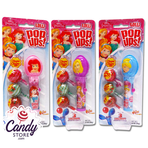 Disney Princess Pop-Ups Lollipops Toys - 6ct CandyStore.com