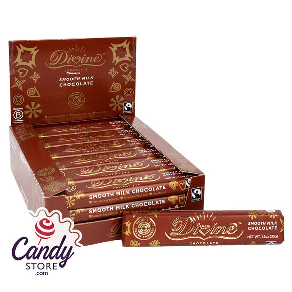 Divine Milk Chocolate 1.2oz Snack Bar - 18ct CandyStore.com
