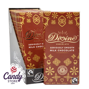 Divine Milk Chocolate 3oz Bar - 12ct CandyStore.com