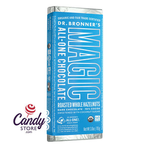 Dr. Bronner's Roasted Whole Hazelnuts 3oz Bar - 108ct CandyStore.com