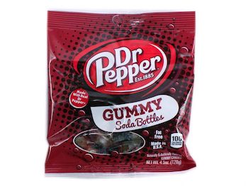 Dr. Pepper Soda Bottle Gummies - 6ct CandyStore.com